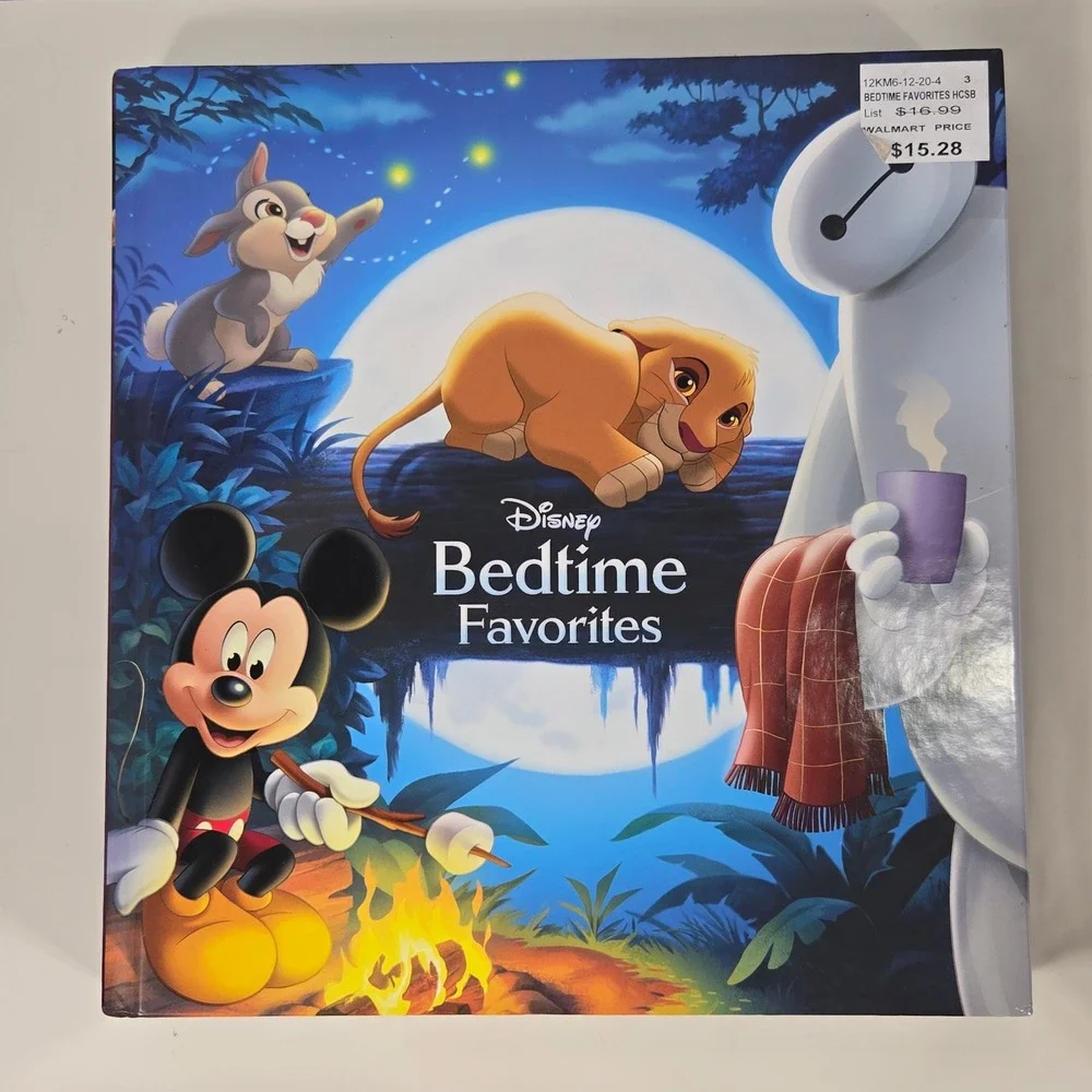 Disney Bedtime Favorites Board Book Mickey Simba Bambi Baymax Ariel Nemo
